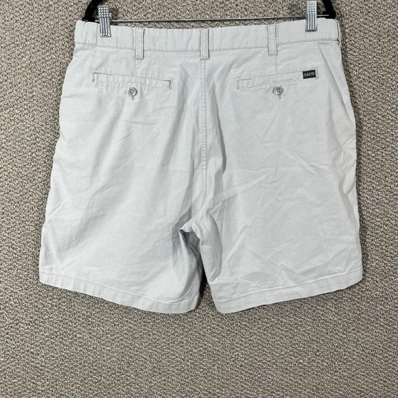 Southern Shirt Shorts Mens‎ Size 36 Gray Chino Khaki Flat Front Casual Preppy - Picture 4 of 10